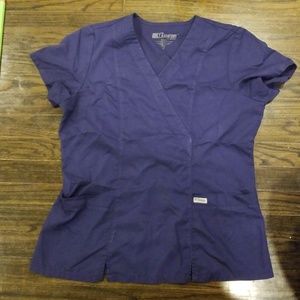 Greys Anatomy Scrub Top in Navy Blue